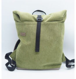 Rollrucksack "Cord Grün"